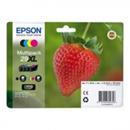 EPSON MultiPack 29XL 4 cartucce inchiostro, serie 29XL/Fragola